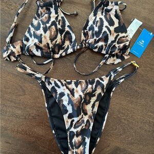 Cupshe Animal Print Bikini Set